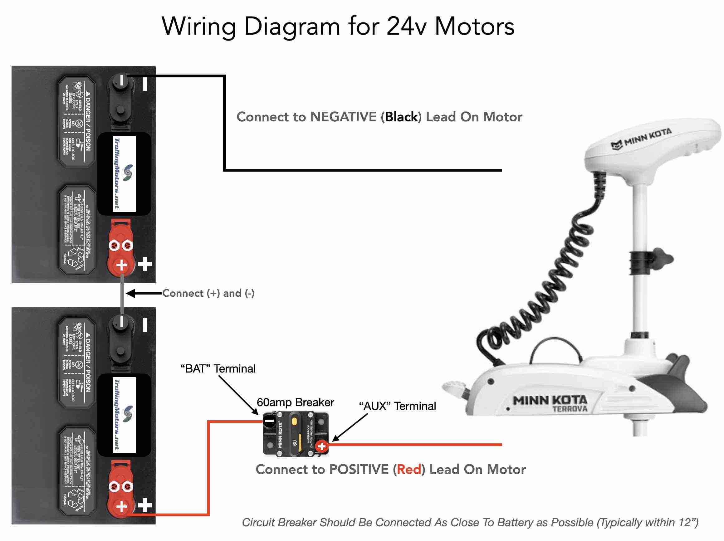 24 and 36-volt Wiring Diagrams – TrollingMotors.net