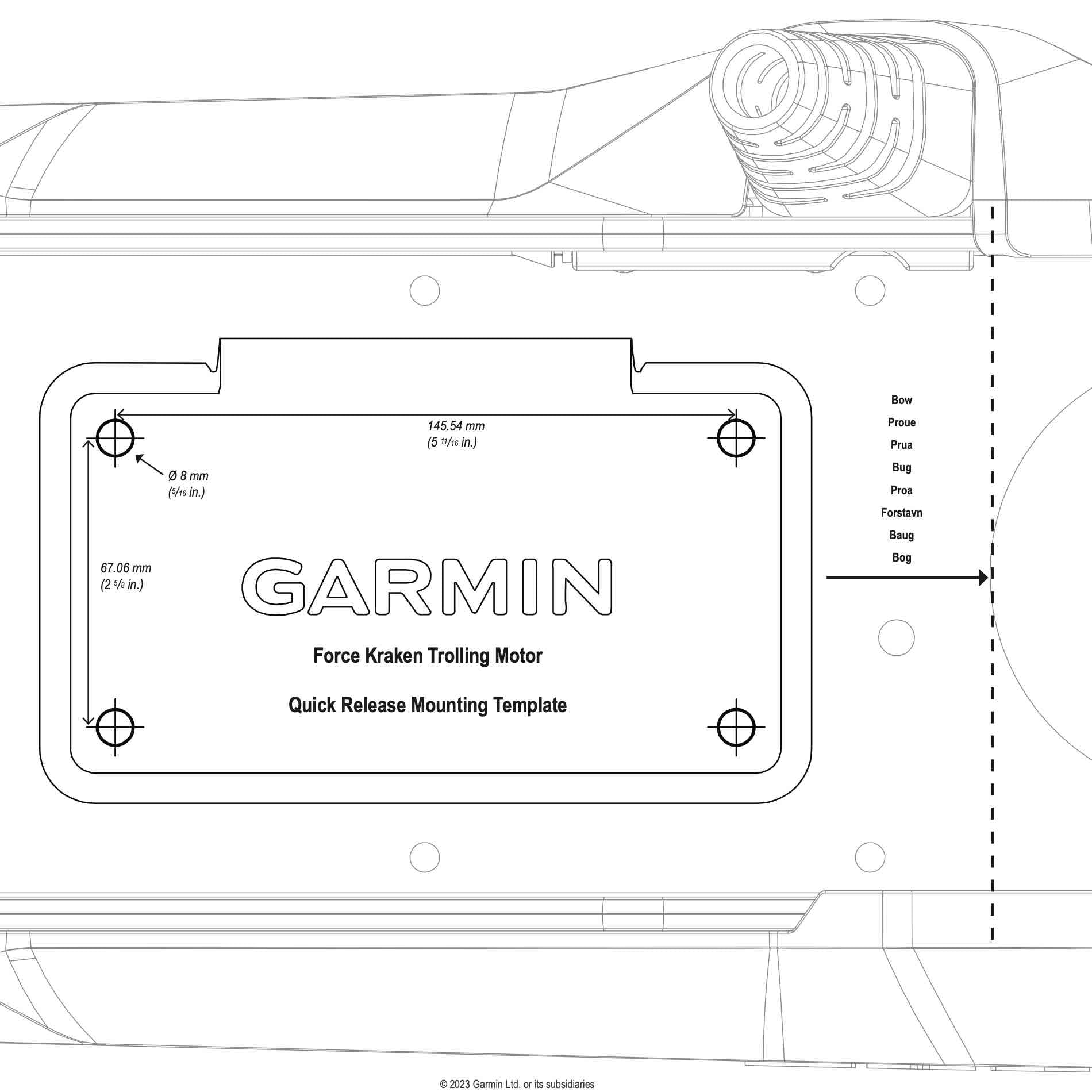 Garmin® Force Kraken Quick Release Plate - Black – TrollingMotors.net