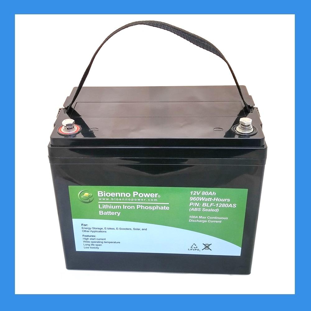 Batterie portative lithium LiFePO4 12V 20Ah